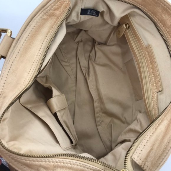 Wilson's Leather Heavy Gold Handbag - Picture 8 of 9